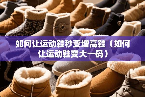 如何让运动鞋秒变增高鞋（如何让运动鞋变大**）