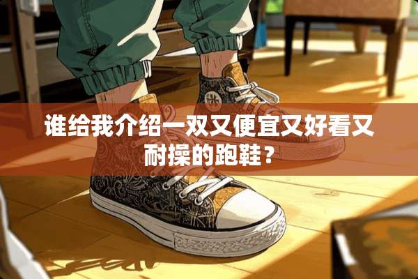 谁给我介绍一双又便宜又好看又耐操的跑鞋？
