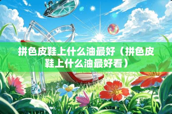 拼色皮鞋上什么油最好（拼色皮鞋上什么油最好看）