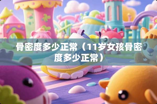 骨密度多少正常（11岁女孩骨密度多少正常）