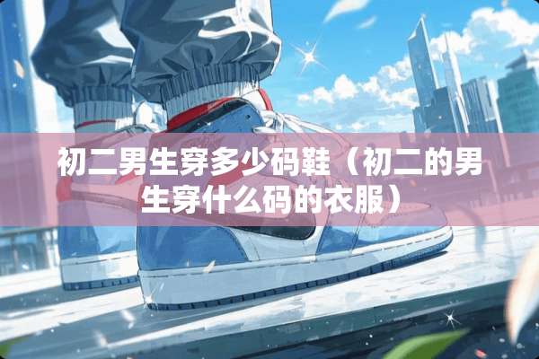初二男生穿多少码鞋（初二的男生穿什么码的衣服）