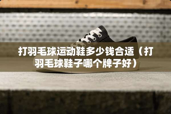 打羽毛球运动鞋多少钱合适（打羽毛球鞋子哪个牌子好）