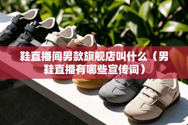 鞋直播间男款旗舰店叫什么（男鞋直播有哪些宣传词）