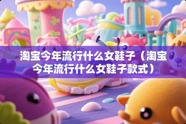 淘宝今年流行什么女鞋子（淘宝今年流行什么女鞋子款式）