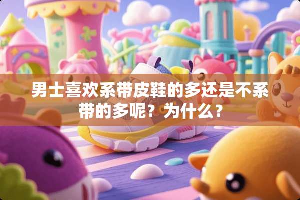 男士喜欢系带皮鞋的多还是不系带的多呢？为什么？