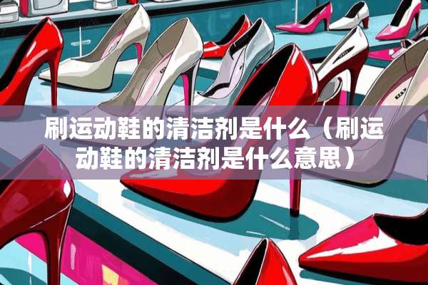 刷运动鞋的清洁剂是什么（刷运动鞋的清洁剂是什么意思）