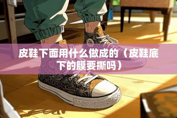 皮鞋下面用什么做成的（皮鞋底下的膜要撕吗）