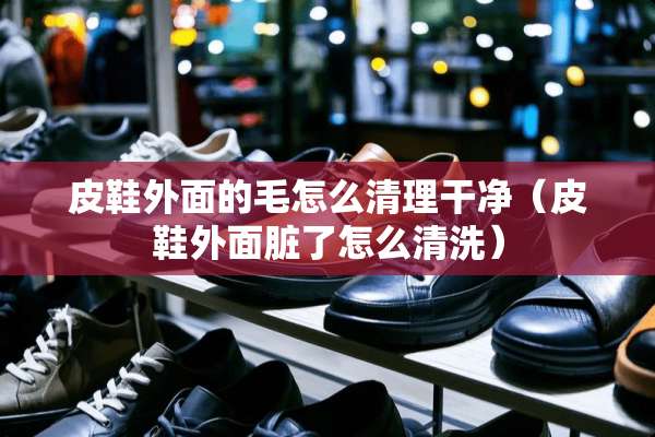 皮鞋外面的毛怎么清理干净（皮鞋外面脏了怎么清洗）