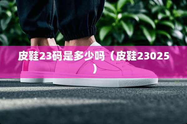 皮鞋23码是多少吗（皮鞋23025）