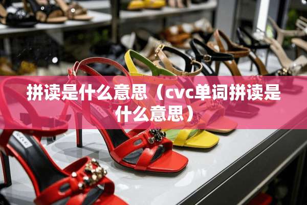 拼读是什么意思（cvc单词拼读是什么意思）