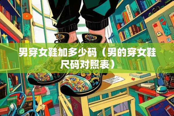 男穿女鞋加多少码（男的穿女鞋尺码对照表）