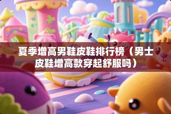 夏季增高男鞋皮鞋排行榜（男士皮鞋增高款穿起舒服吗）