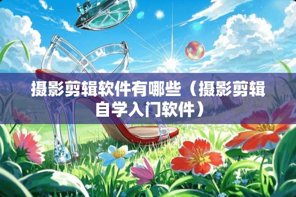 摄影剪辑软件有哪些（摄影剪辑自学入门软件）