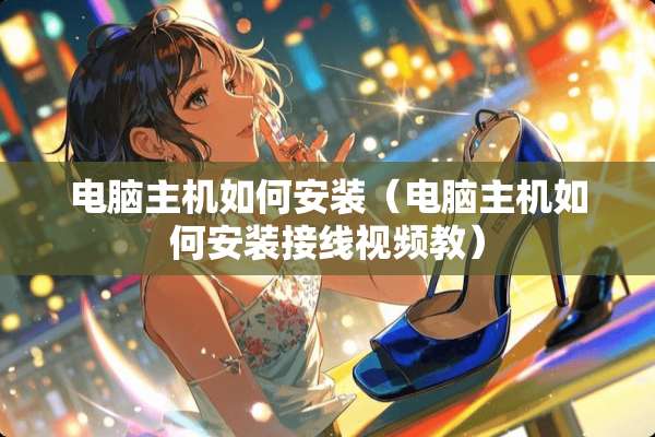 电脑主机如何安装（电脑主机如何安装接线视频教）