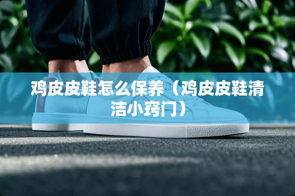 鸡皮皮鞋怎么保养（鸡皮皮鞋清洁小窍门）