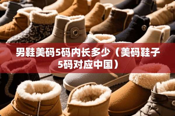 男鞋美码5码内长多少（美码鞋子5码对应中国）