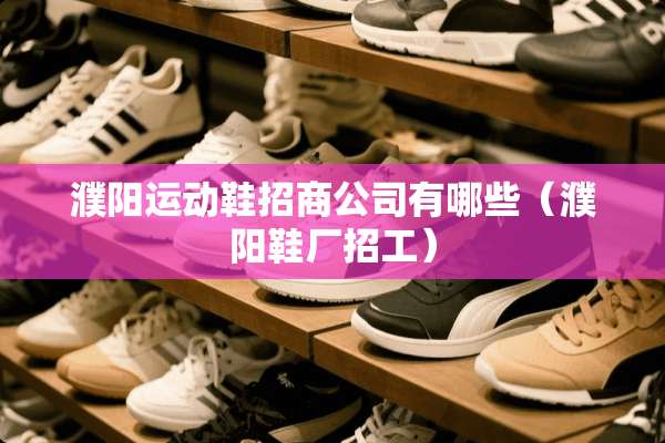 濮阳运动鞋招商公司有哪些（濮阳鞋厂招工）