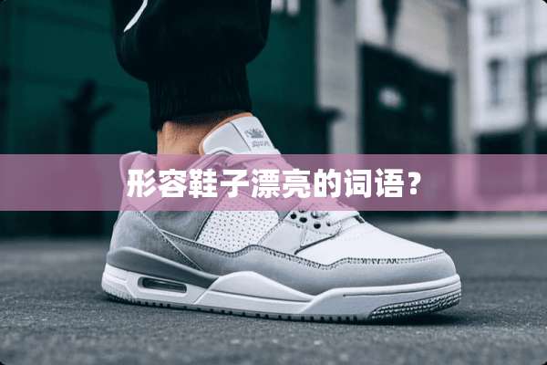 形容鞋子漂亮的词语？