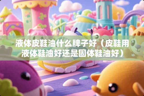液体皮鞋油什么牌子好（皮鞋用液体鞋油好还是固体鞋油好）