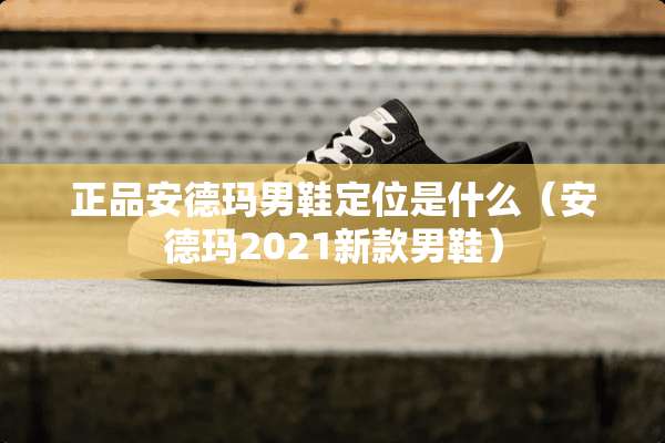正品安德玛男鞋定位是什么（安德玛2021新款男鞋）