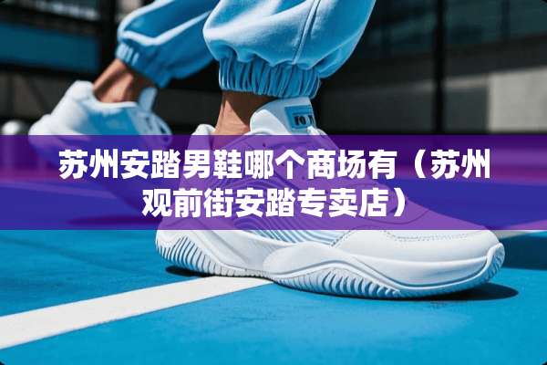 苏州安踏男鞋哪个商场有（苏州观前街安踏专卖店）