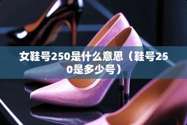 女鞋号250是什么意思（鞋号250是多少号）