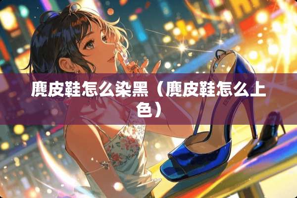 麂皮鞋怎么染黑（麂皮鞋怎么上色）