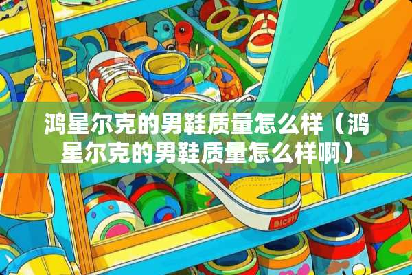 鸿星尔克的男鞋质量怎么样（鸿星尔克的男鞋质量怎么样啊）