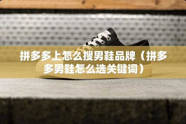 拼多多上怎么搜男鞋品牌（拼多多男鞋怎么选关键词）