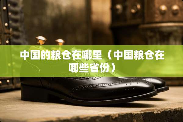 中国的粮仓在哪里（中国粮仓在哪些省份）