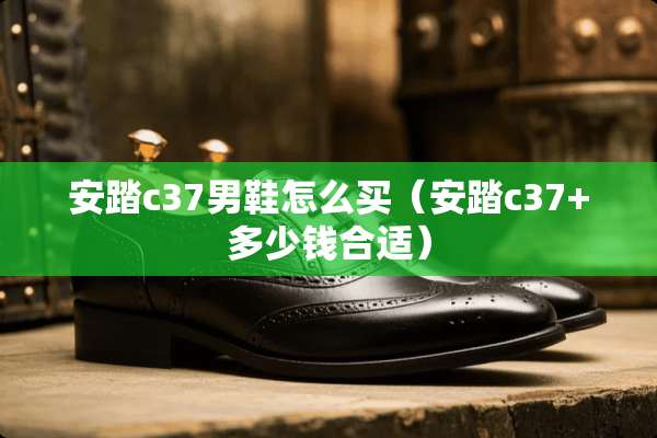 安踏c37男鞋怎么买（安踏c37+多少钱合适）