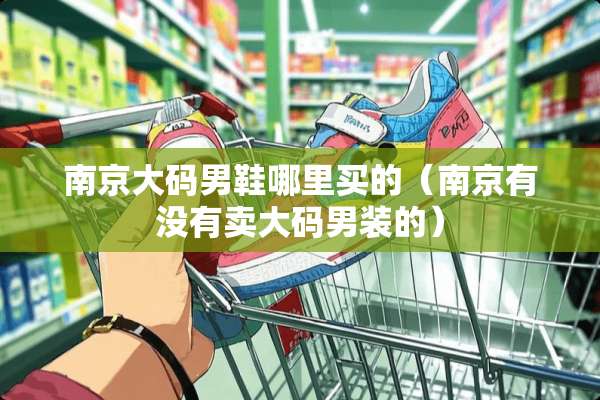 ***码男鞋哪里买的（南京有没有卖大码男装的）