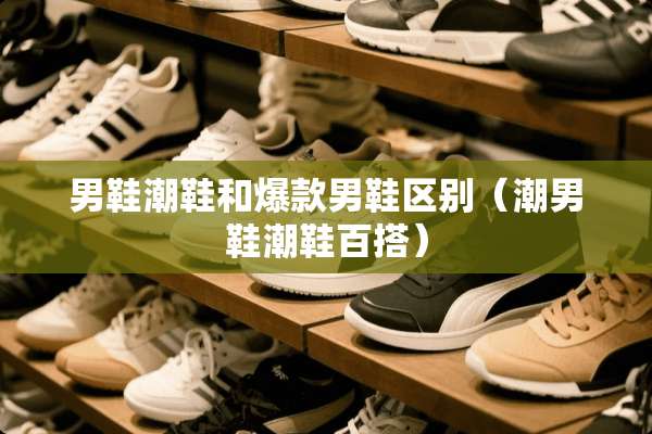 男鞋潮鞋和爆款男鞋区别（潮男鞋潮鞋百搭）