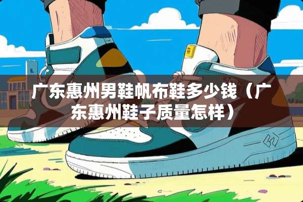 广东惠州男鞋帆布鞋多少钱（广东惠州鞋子质量怎样）