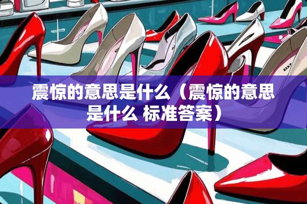震惊的意思是什么（震惊的意思是什么 标准答案）