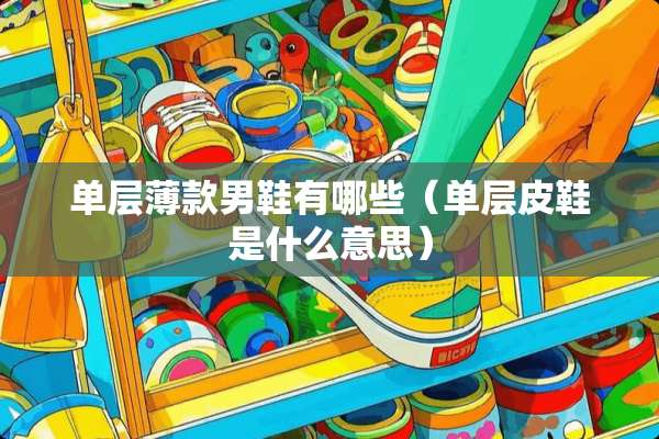 单层薄款男鞋有哪些（单层皮鞋是什么意思）