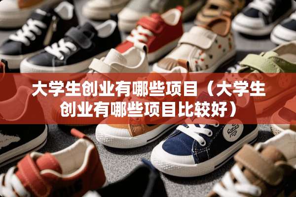 大学生创业有哪些项目（大学生创业有哪些项目比较好）