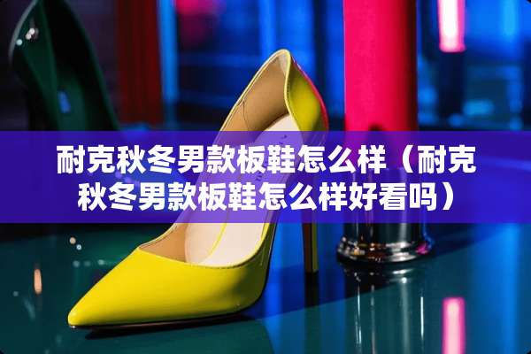 耐克秋冬男款板鞋怎么样（耐克秋冬男款板鞋怎么样好看吗）