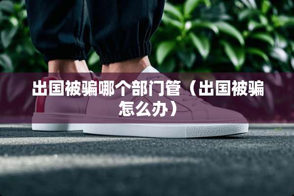 出国被骗哪个部门管（出国被骗怎么办）
