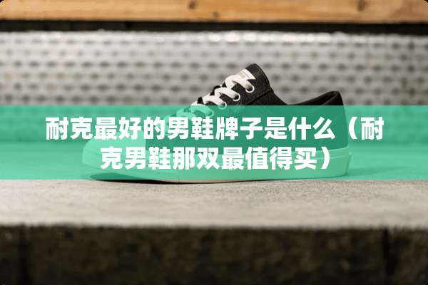 耐克最好的男鞋牌子是什么（耐克男鞋那双最值得买）