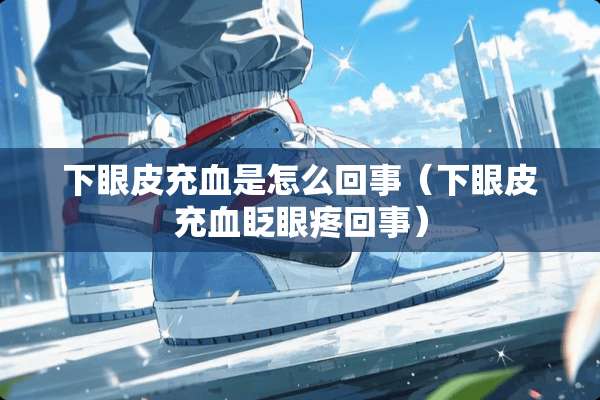 下眼皮充血是怎么回事（下眼皮充血眨眼疼回事）