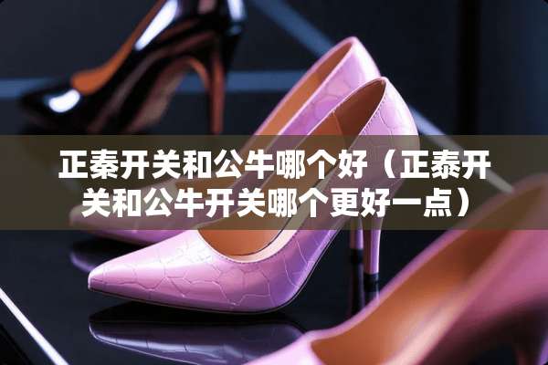 正秦开关和公牛哪个好（正泰开关和公牛开关哪个更好一点）