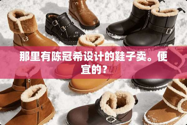 那里有陈冠希设计的鞋子卖。便宜的？