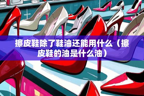擦皮鞋除了鞋油还能用什么（擦皮鞋的油是什么油）