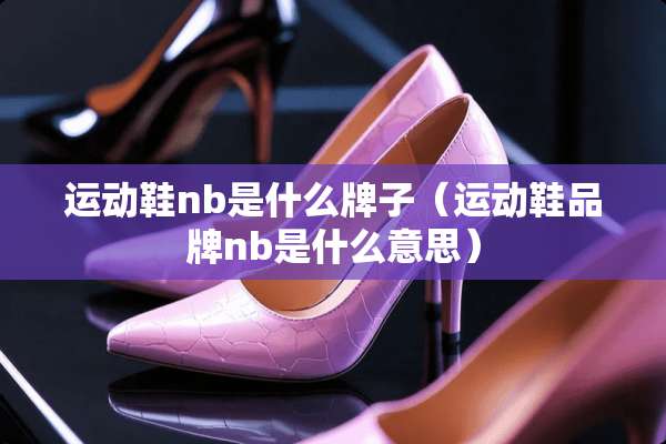 运动鞋nb是什么牌子（运动鞋品牌nb是什么意思）