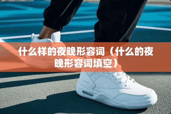 什么样的夜晚形容词（什么的夜晚形容词填空）