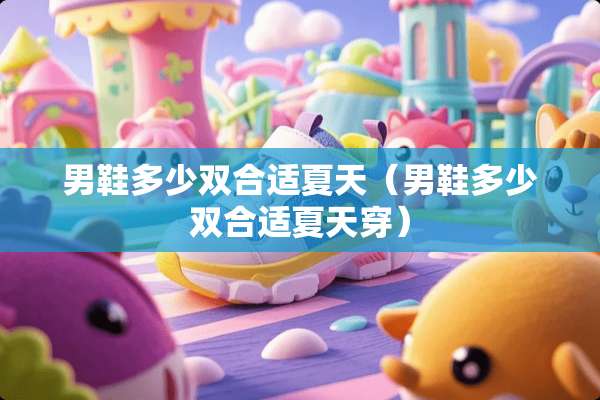 男鞋多少双合适夏天（男鞋多少双合适夏天穿）