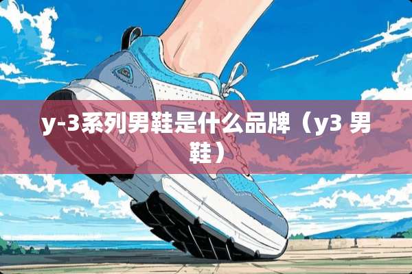 y-3系列男鞋是什么品牌（y3 男鞋）