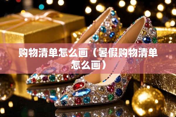 购物清单怎么画（暑假购物清单怎么画）