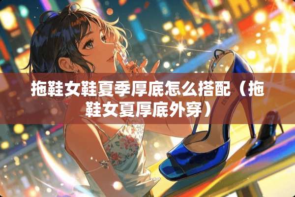 拖鞋女鞋夏季厚底怎么搭配（拖鞋女夏厚底外穿）